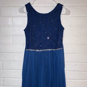 Blue dress for girls.